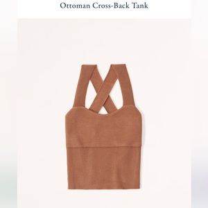 abercrombie ottoman cross back tank